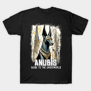 Anubis God of Egypt Surreal Mythology T-Shirt